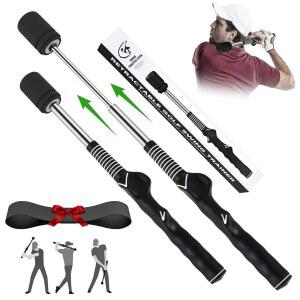 미코시 골프 그립 오른손 실내외용 워밍업용 스윙 도구 트레이너 클럽 팔 트레이닝 밴드가 트레이닝용 보조 접이식