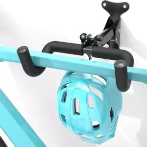 하우징 솔루션 자전거 벽걸이 - [1팩] EVA 폼 패딩 최대 48.5파운드 카본 스틸 밸브 메커니즘 도로 산악 및