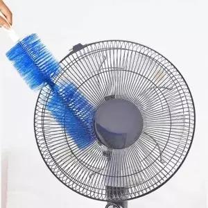 ( )선풍기 청소 브러시 먼지털이 청소솔 휘어지는 헤드 가전 청소용 다용도 솔