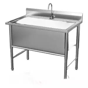 업소용 깊은 싱크대 탕비실 설거지 깊이30 대형 주방 304 60x60 캠핑장