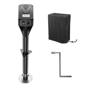 씰라이트 7500LB 전기 트레일러 잭 헤비 듀티 텅 12V DC 및 LED 라이트 9.84-33.85인치 트 파워 방수 기능