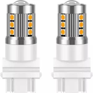 블링크 브레이크 라이트 프론트 턴 시그널 전구용 HHZL 3157 LED 전구 2PCS T25 SUV 세단 트럭용 슈퍼