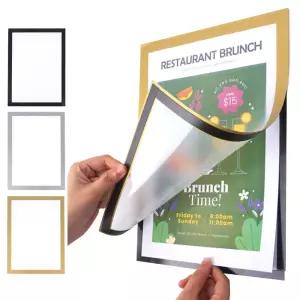 A4 자석프레임 PVC 자석액자 게시물 홍보 광고 안내판 홍보판 메모꽂이