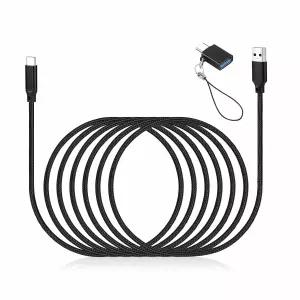 엘가토 HD60 S+ X 게임 캡처 카드 및 웨이브 3 XLR 콘덴서 마이크용 웨이샨 USB C 케이블 - 어댑터 포함