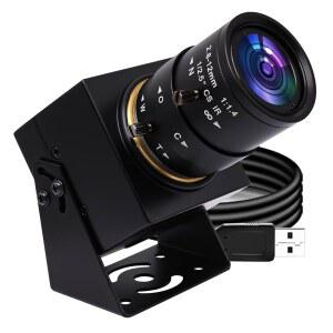 [미국배송] SVPRO USB 카메라 1080P 풀 HD 웹캠 2MP 머신 비전 산업용 2.8-12MM 가변 초점 렌즈 수동 100FPS / 60FPS 30FPS (WINDOWS MAC LINUX ANDROID용)