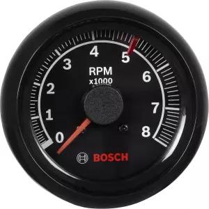 BOSCH SP0F000025 스포츠 II 2-5/8인치 타코미터(블랙 다이얼 페이스 블랙 베젤)