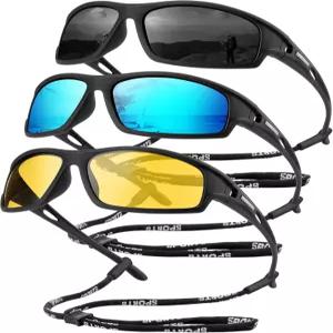 OUKEMAX 편광 선글라스 남성 스포츠 여성 UV400 낚시 달리기 운전 보호