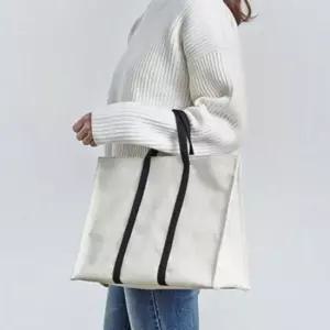 스퀘어 심플 무지 토트백 서류 여성용 숄더 크로스백