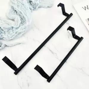 수건걸이 블랙 대형 무타공 수건걸이 화장실수건걸이 욕실수건걸이