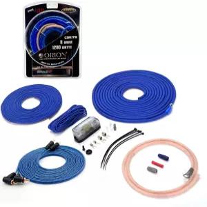 오리온 코발트 COOKIT8 완전 앰프 배선 키트 8게이지 와이어 1200W 고전류 증폭기 DIY 설치 케이블 퓨즈