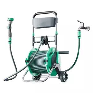 이동식 릴호스 원예 물분사기 25m세트+고압물총 물뿌리개 정원