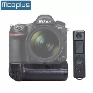호환  Mcoplus MB-D18 수직 배터리 그립 홀더 D850 DSLR 카메라용 2.4G 무선 원격 제어
