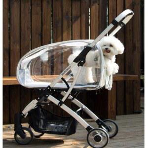 보시마오 반려동물 유모차 소형견 접이식 고양이 분리형 경량