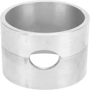 LOCADENCE 샌드 캐스팅 모래 상자 내열성 알루미늄 합금 원통형 주조 사형 용해 도가니 DIY 금속 보석 용기