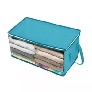 [생활] 이불수납함 홈슨 투명창 부직포 옷정리함 이불 의류 리빙박스