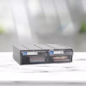 [문구/오피스] 투명 연결형 플라스틱 수납함 미니 서랍 정리함 서랍장 소품 보관함