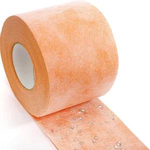 WUWEOT 방수 멤브레인 5인치 X 98.5피트 두께 20마일 샤워 분리 밴드 타일 벽 바닥 욕실 사우나 스팀룸용