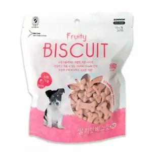 220g 바우와우 비스켓 딸기맛 강아지간식 강아지비스켓 강아지쿠키
