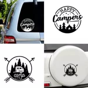 캠핑 자동차 데칼 스티커 차량용 캠핑카 카라반 스티 캠핑카스티커