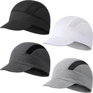 남성용 JenPen 4개 쿨링 스컬 캡 여름 오토바이용 경량 메시 헬멧 라이너 자외선 차단 사이클링