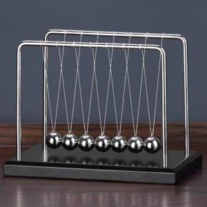 진자운동 뉴턴 진자 스테인리스강 요람 테이블모빌 모빌 클래식 터치