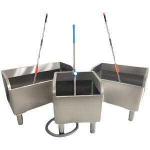 걸레 싱크대 대걸레 마포 세척 스텐 개수대 45x41x55cm 세정대 두꺼운304