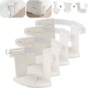 다이일 침대 시트 홀더 피팅 시트용 헤비 듀티 스트랩 트윈 퀸 킹 매트리스 사이즈용 안전한 패스너(보리