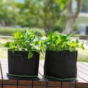 부직포 숨쉬는화분 텃밭꾸미기 세트 2p 베란다 꾸미기 방울토마토 가벼운