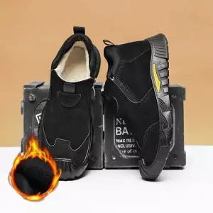 2컬러 남성 겨울 기모 사이드 지퍼 신발 ZG-TTS99