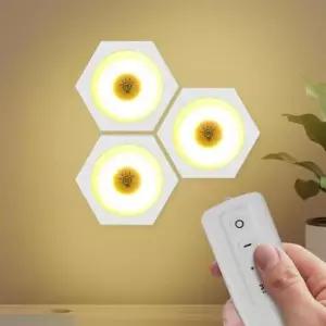 [Deco] LED 부착형 무드등 3개 세트 무선 터치등 벽 부착 조명