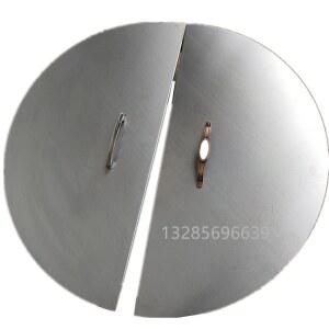 대형 가마솥 뚜껑 소재 무쇠 받침대 아궁이문 특두께 냄비 주철 스테인레스 재질 100cm