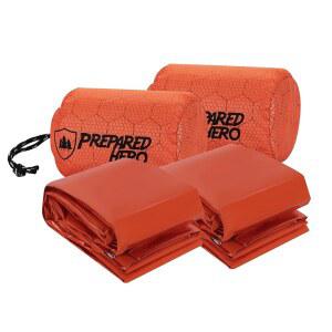 준비된 영웅 비상 가볍고 보온 하이킹 캠핑 쉬우며 침낭 수 생존할 쉼터 침낭. 휴대하기 야외용 생존 가방