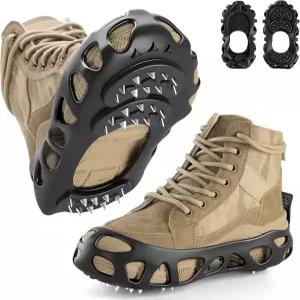 30개의 스파이크 미끄럼 방지 눈통이 있는 신발 및 부츠용 스 클리츠