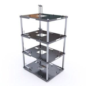 PC 케이스 데스크탑 조립식 프레임 본체 개방형 바닥면