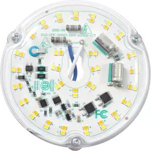 천장 선풍기 조명 교체 패널 PCB 18W 색상 온도 조절 가능한 3000K 4500K 6000K 2200LM 120V CRI90 디밍