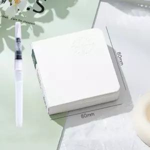 해외 여행 그림 일기장 미니 휴대용 팔레트 수채화 스케치 노트+수채펜 세트