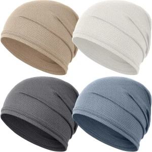 남성용 젠펜 쿨링 스컬 캡 사이클링 스포츠를 위한 통기성 퀵 드라이 헬멧 라이너 스웨트 위킹 바이커