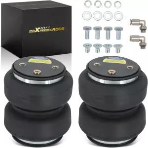 맥스페딩로드 5000파운드 교체 에어 헬퍼 스프링 백(에어 피팅 포함) 포드 닷지 쉐보레 GMC 트럭용 범용 G