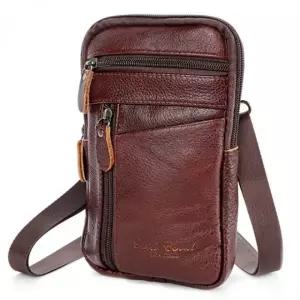 카우보이 휴대폰 벨트 쌕 가죽 지갑 파우치