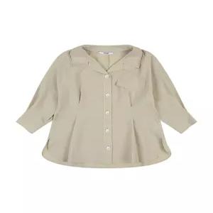 [/드라로얄] 벨티드 블라우스_RB35WBAE10A