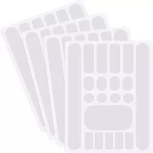 4 PCS 자전거 체인 스테이 프로텍터 데칼 투명 프레임 테이프 스티커 접착 필름 커버 가드 산악 도로