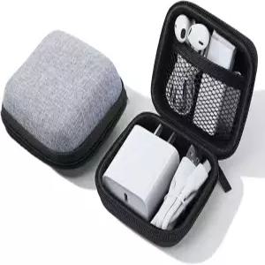 치볼로나 충전기 케이스 미니 케이블 정리함 파우치 백 소형 USB 드라이브용 방수 여행용 휴대용 가방 전원