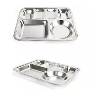 스텐 27종 단체급식 성인 4찬 식판 36.5x28.5cm 30호 스텐식판 급식판 학교식판