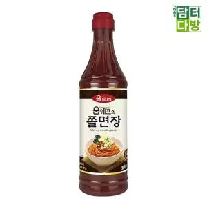 움쉐프의 쫄면장 950g 옴의쫄 양념 소스 쫄950G 양념장 간편한요리 자취생요리