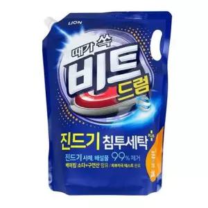 비트 세탁 세제 세탁기 빨래 액체 세제 드럼용 리필2L
