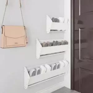 벽걸이 신발정리대 공간활용 신발장 수납 선반 60cm