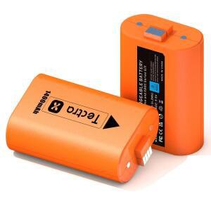 Xbox One, S, X, Elite 무선 컨트롤러 게임 패드용 1400mAh 리튬 이온 배터리 2개