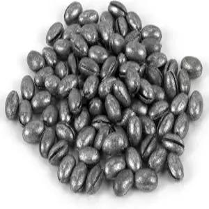 닥터피쉬 100팩 타원형 스플릿 샷 싱커 낚싯줄 태클 플라이 낚시 민물 크래피 송어