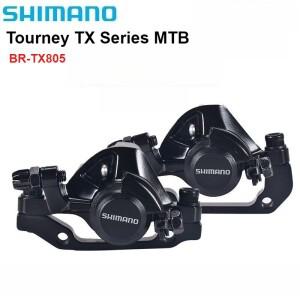 Shimano TOURNEY TX BR-TX805 기계식 디스크 브레이크 캘리퍼스 수지 패드 자전거 부품