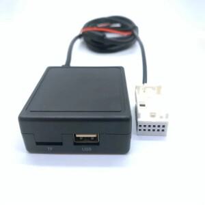 DOXINGYE 자동차 MP3 플레이어 AUX USB TF 인터페이스 블루투스 CD 체인저 어댑터 핸즈프리 푸조 307 시트